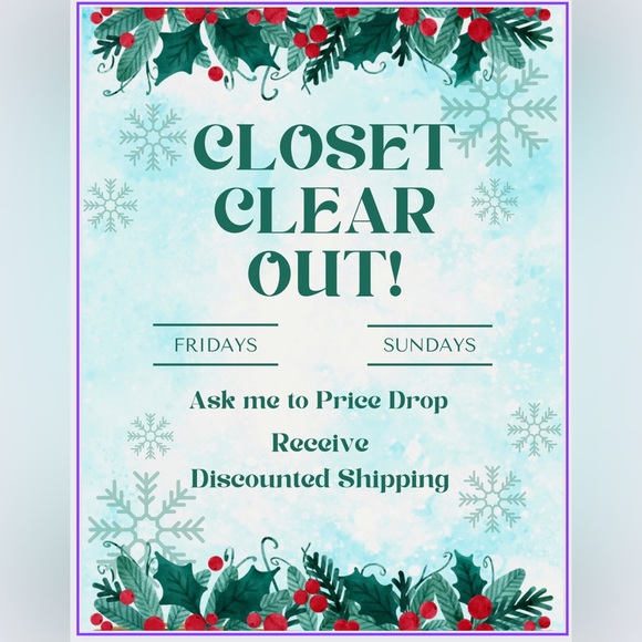 Tops - Closet Clear Out - Ask me to Price Drop AND Receive Discounted Shipping!